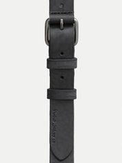 dwayne leather belt black