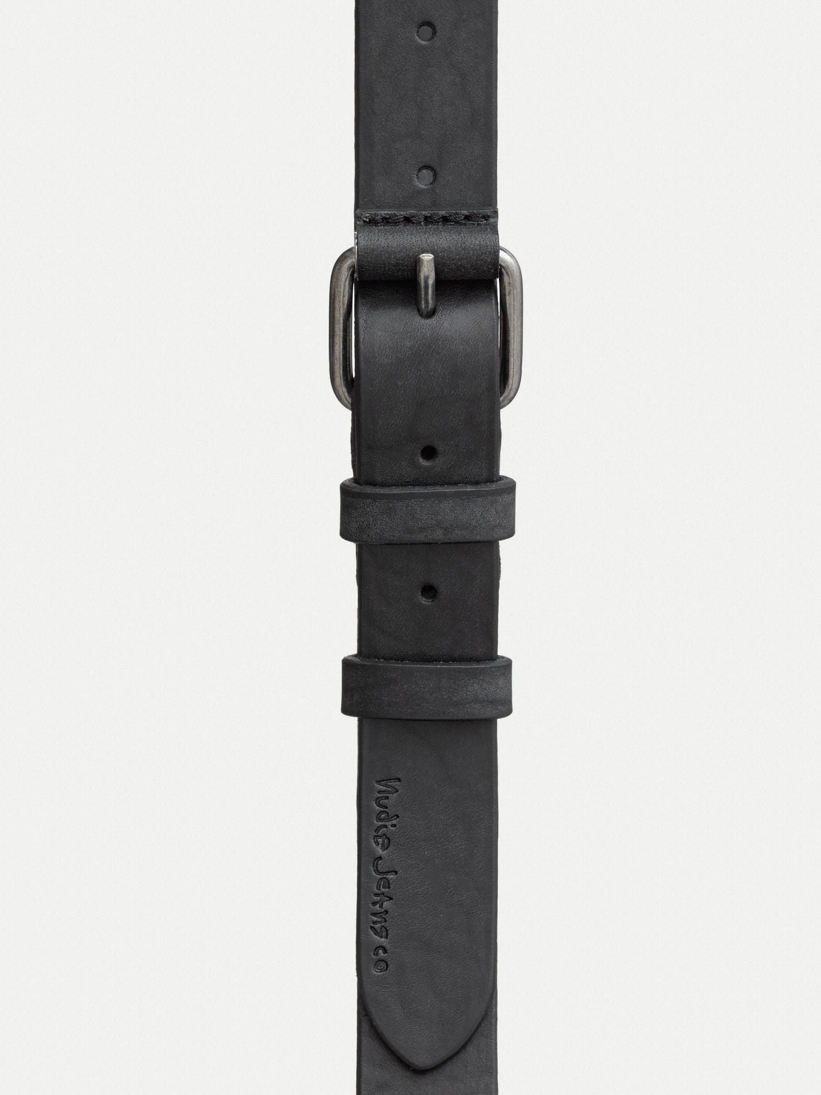 dwayne leather belt black