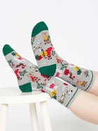 christmas pet organic cotton sock grey marl