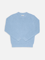 august rib wool navy sweater