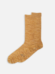 rasmusson mens rib sock mustard