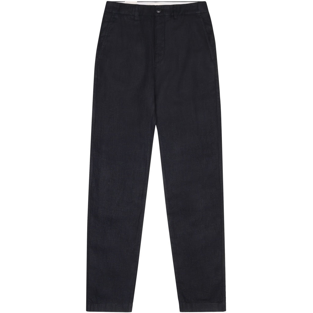 chuck regular linen pants black jet