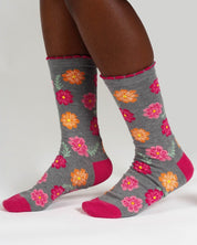 birth flower bamboo socks cosmos