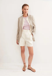 linen blend kaayua short undyed