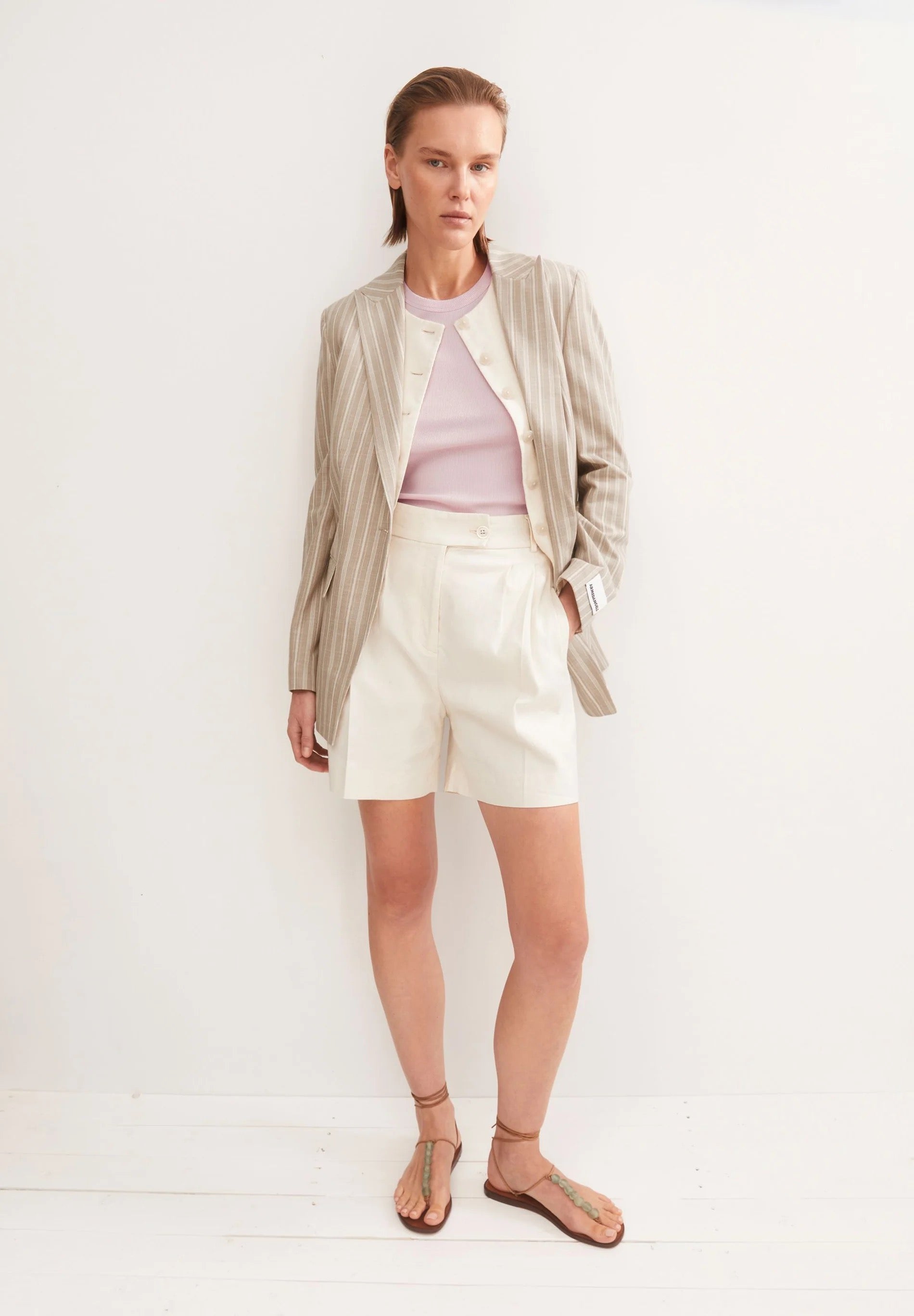 linen blend kaayua short undyed