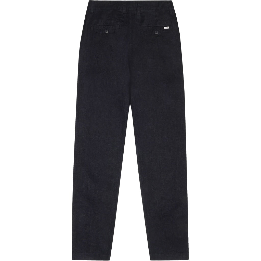 chuck regular linen pants black jet