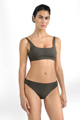 bikini soft top army green