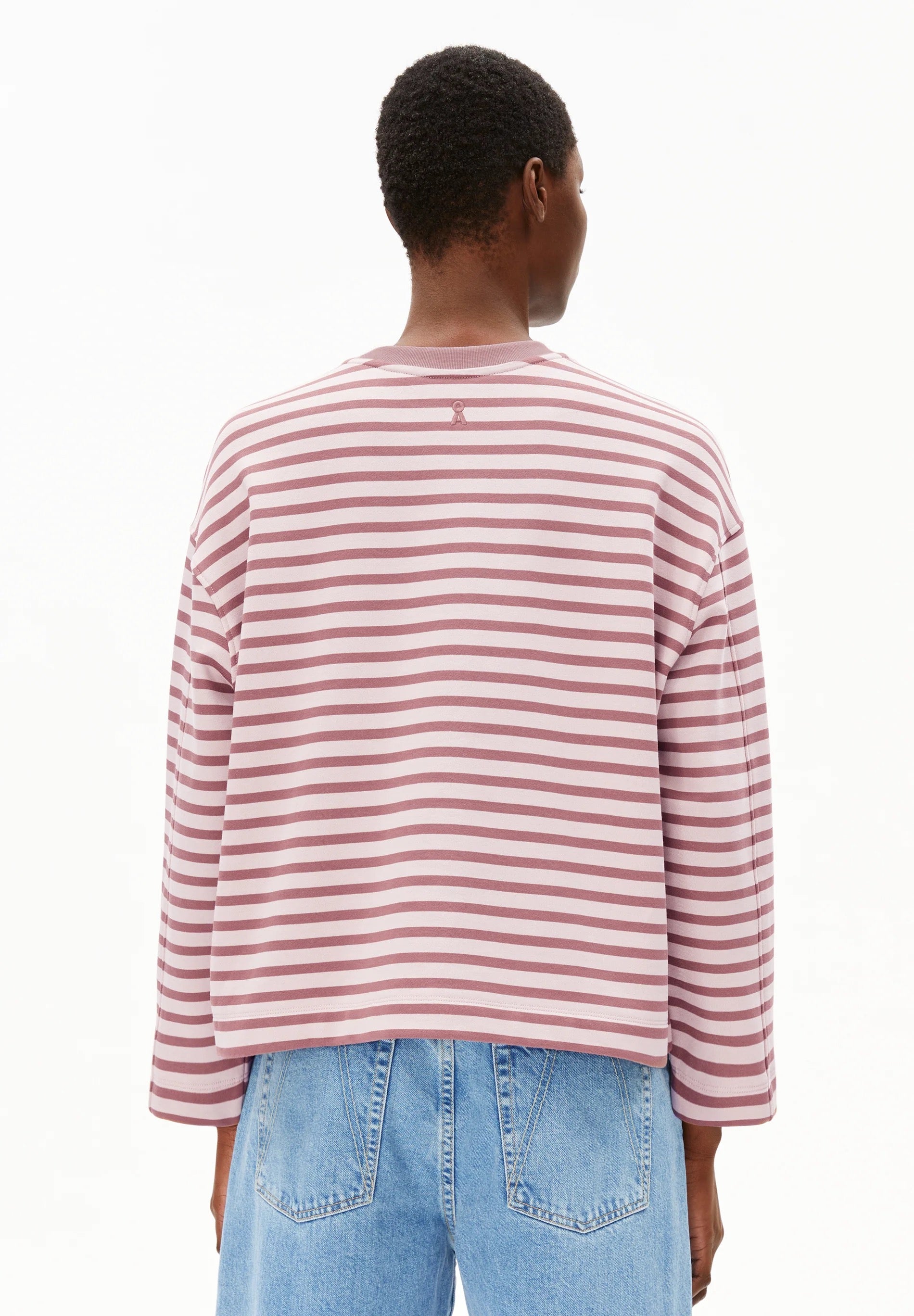 pullover frankaa maarlen stripe ice grape-dark berry