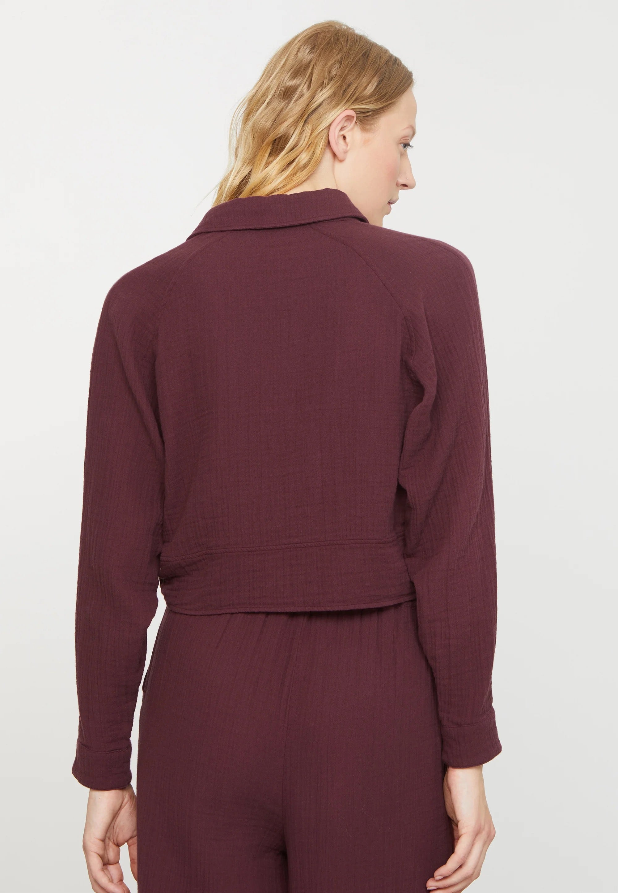 bluse vanilla dark plum