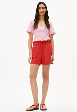 shorts vaanna lino coral blush