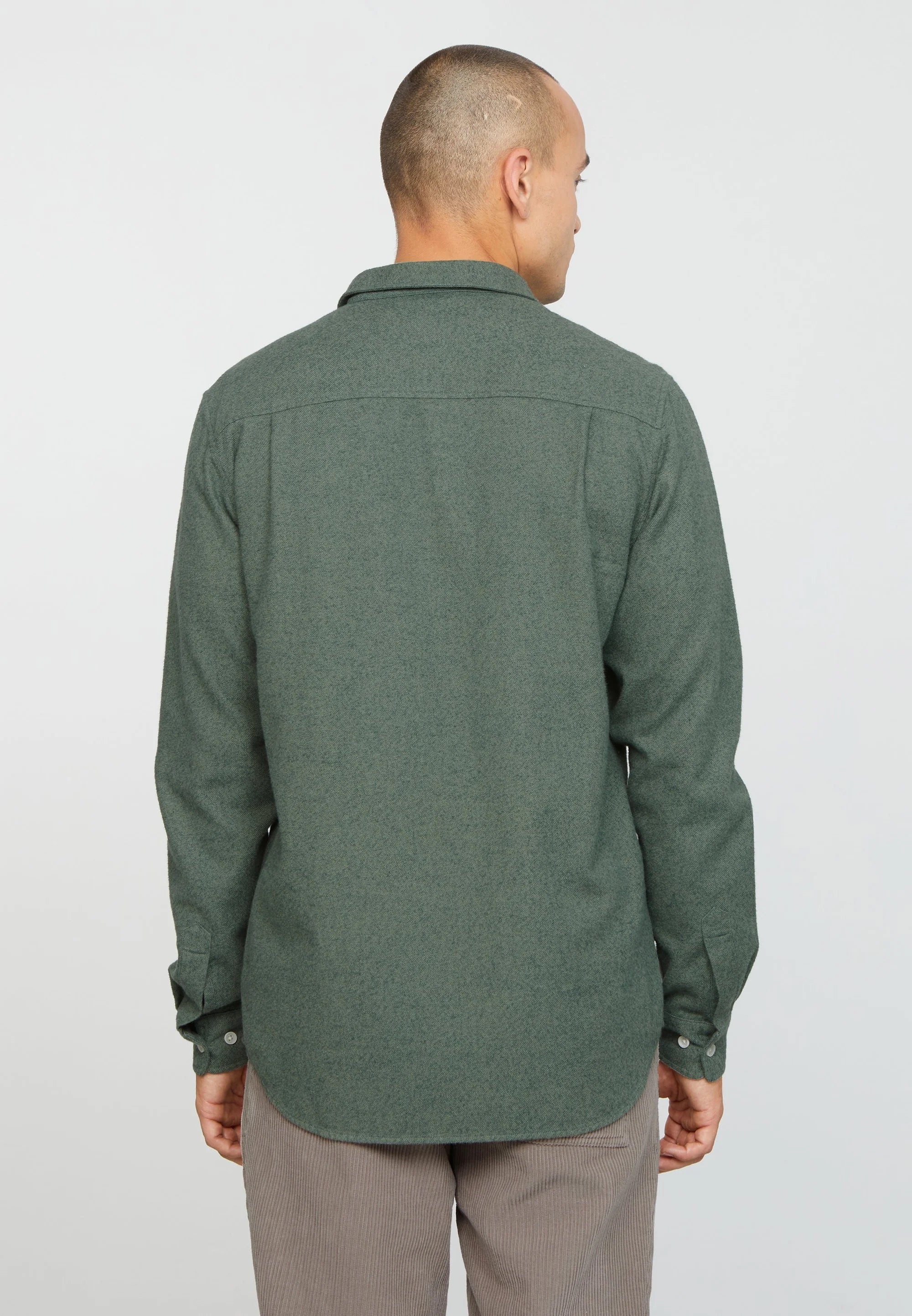 hemd bamboo deep green