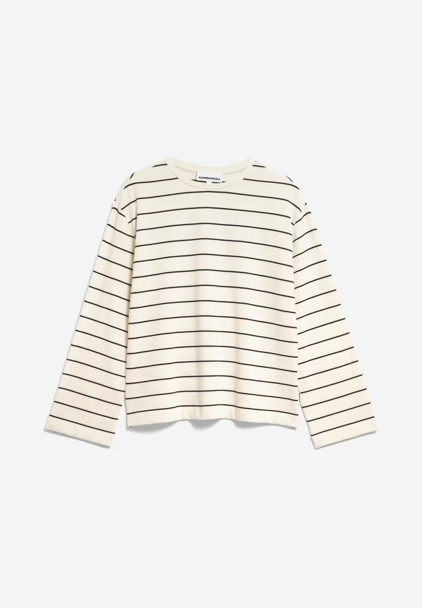 pullover marynaa fine stripe oatmilk-black