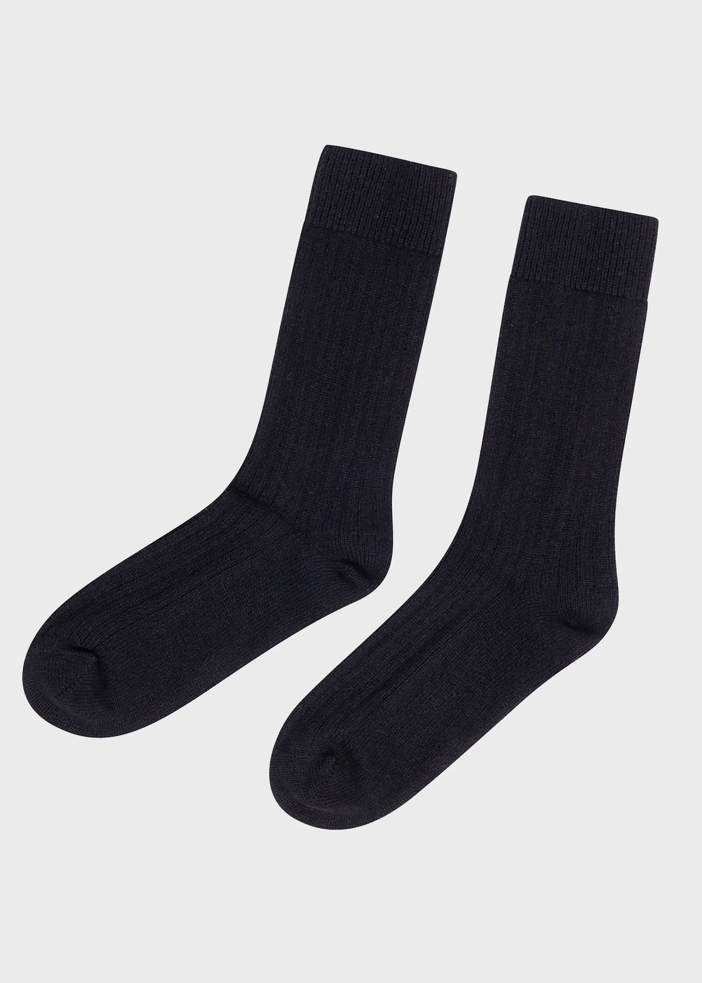 wool sock black