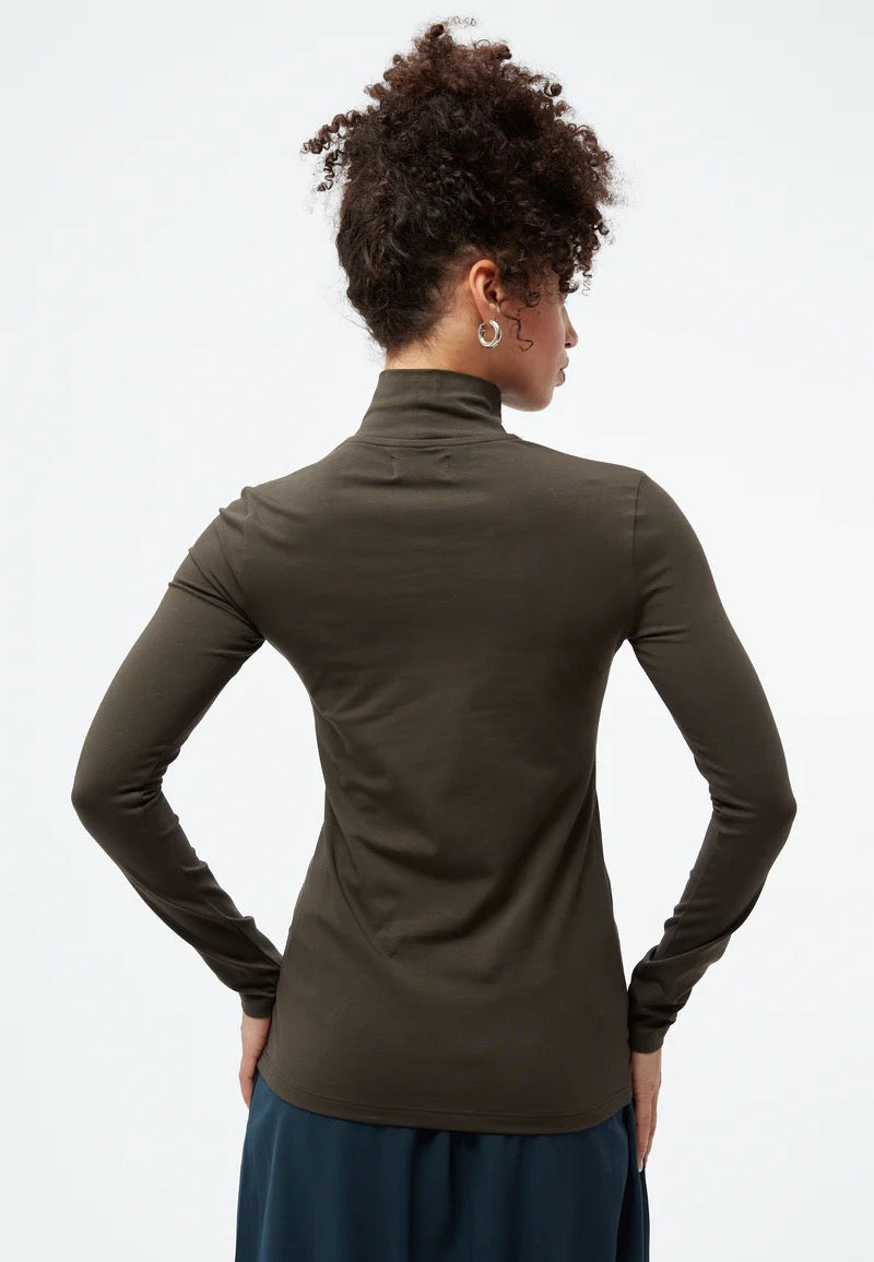 longsleeve vida dark olive