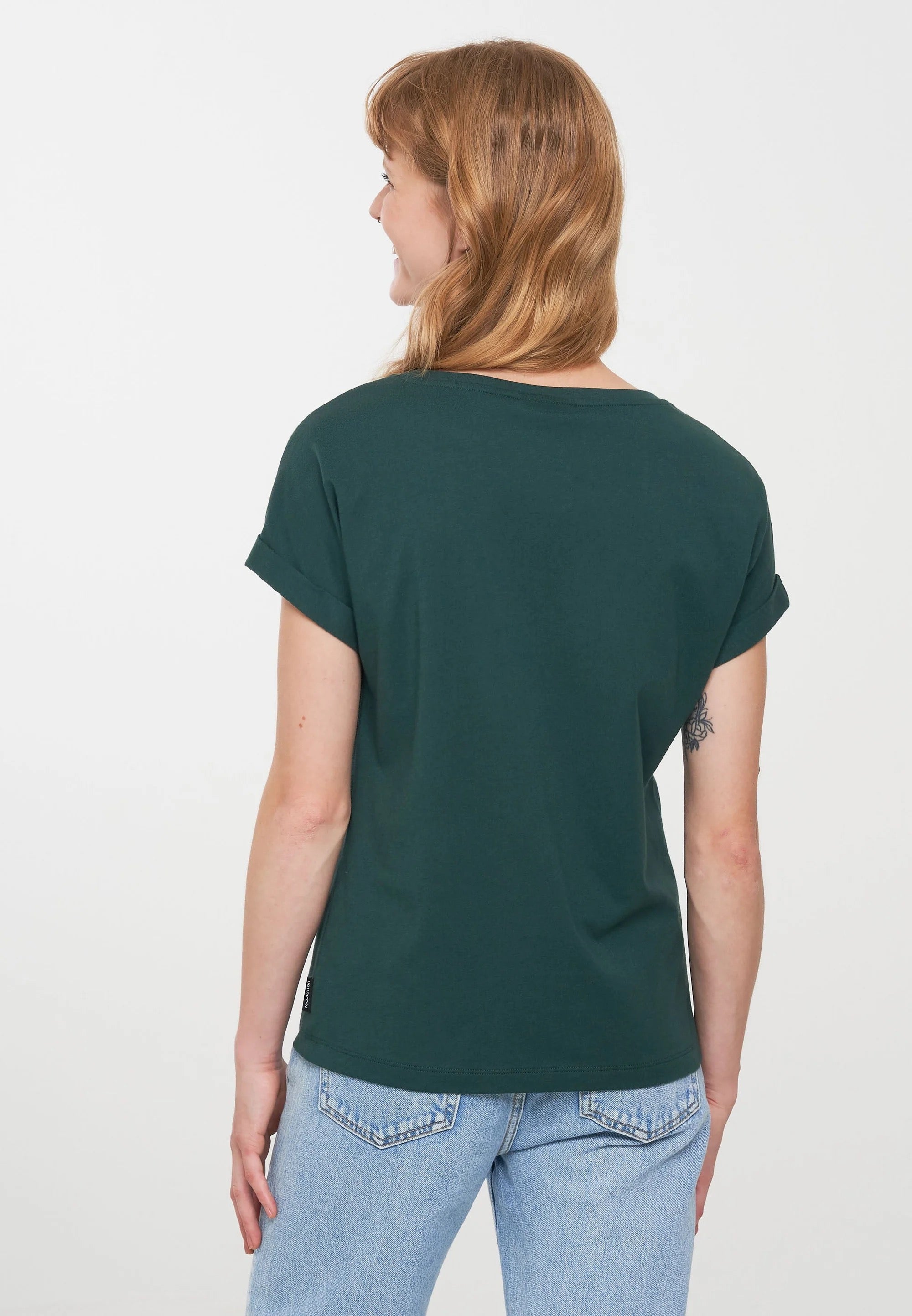 t-shirt cayenne deep green