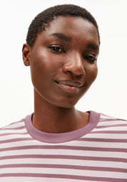 pullover frankaa maarlen stripe ice grape-dark berry