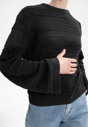 strick pullover jalidi schwarz