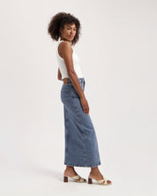 coda denim skirt mine blue