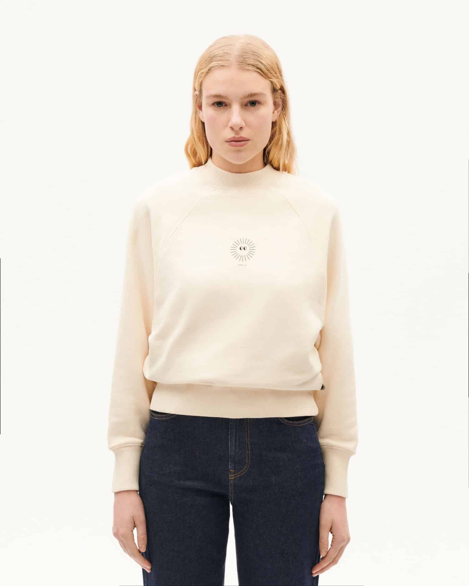 soleil white fantine sweatshirt