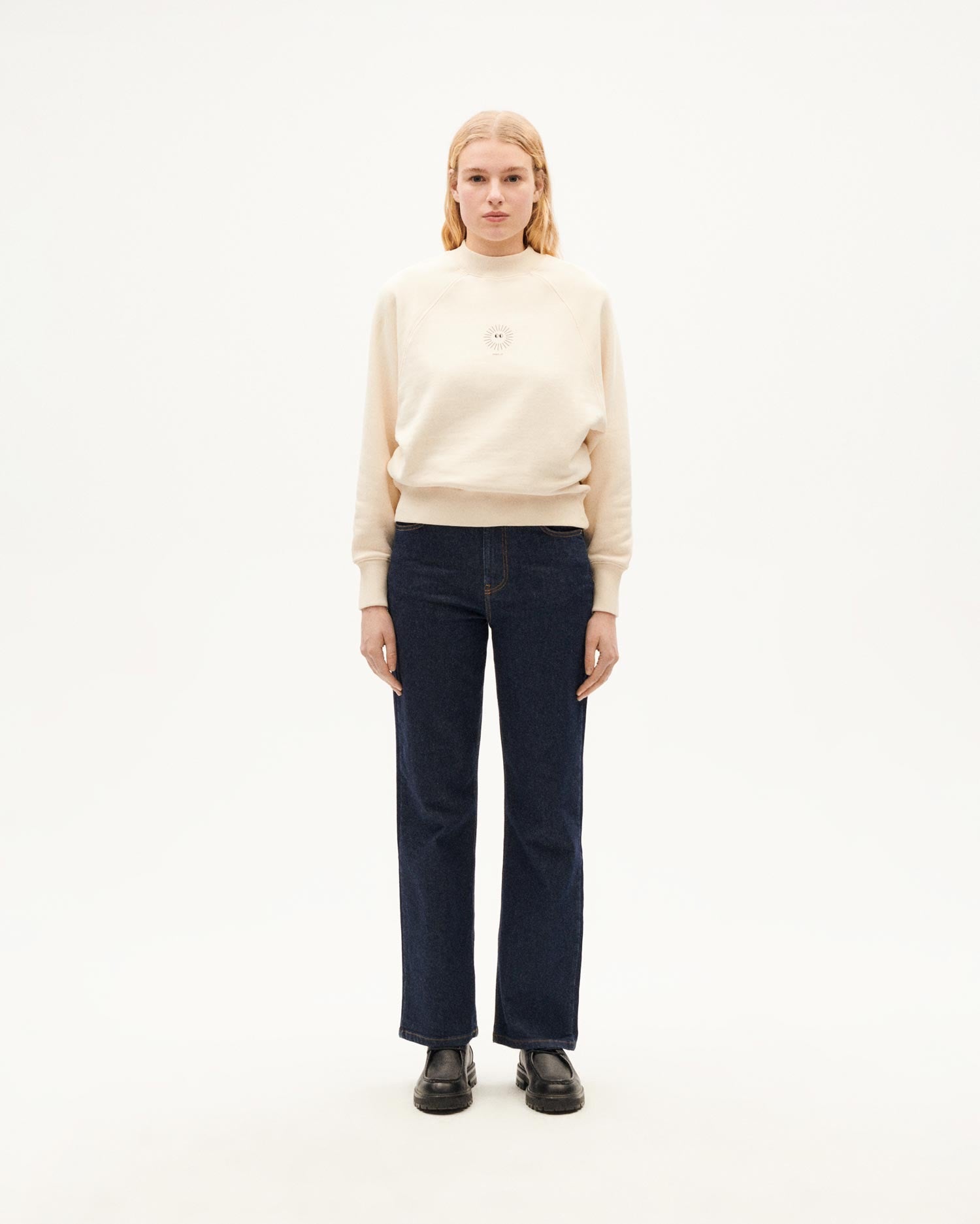 soleil white fantine sweatshirt