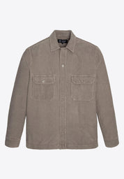 overshirt albuca hazel brown