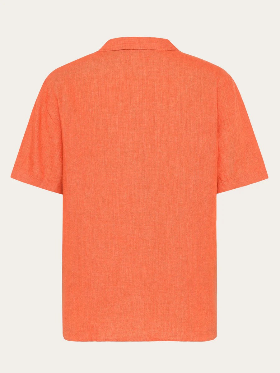 box short sleeve linen shirt langoustino