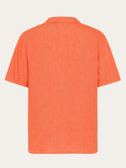 box short sleeve linen shirt langoustino