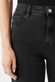 jeans dew flared classic black denim