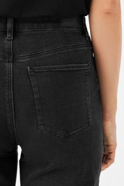 jeans dew flared classic black denim