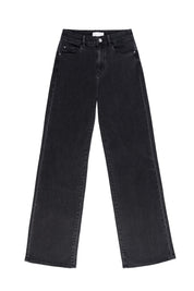 jeans dew flared classic black denim