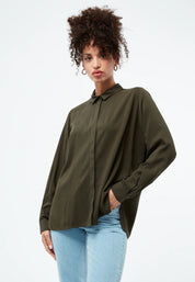 bluse iva dark olive