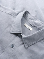 regular fit light twill shirt vintage indigo