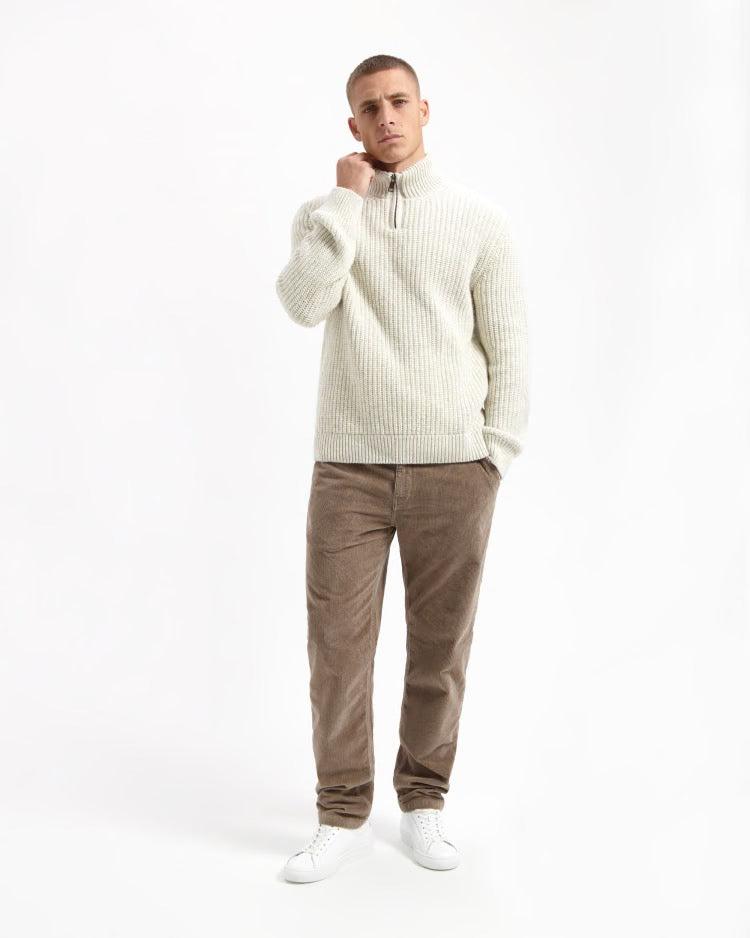 pullover morgan skipper wool oatmeal melange