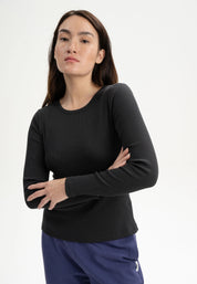 ripp longsleeve mehar schwarz