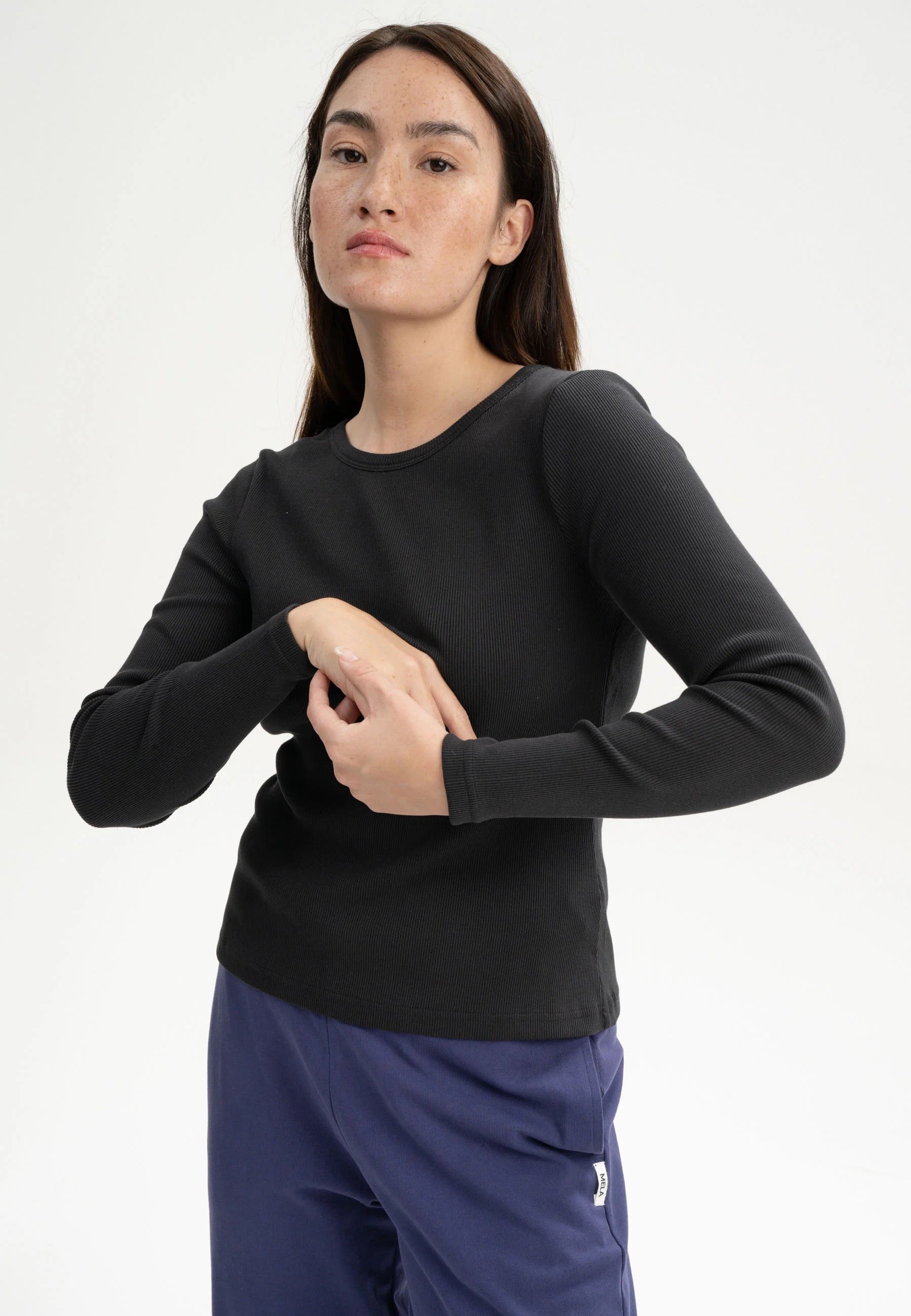 ripp longsleeve mehar schwarz