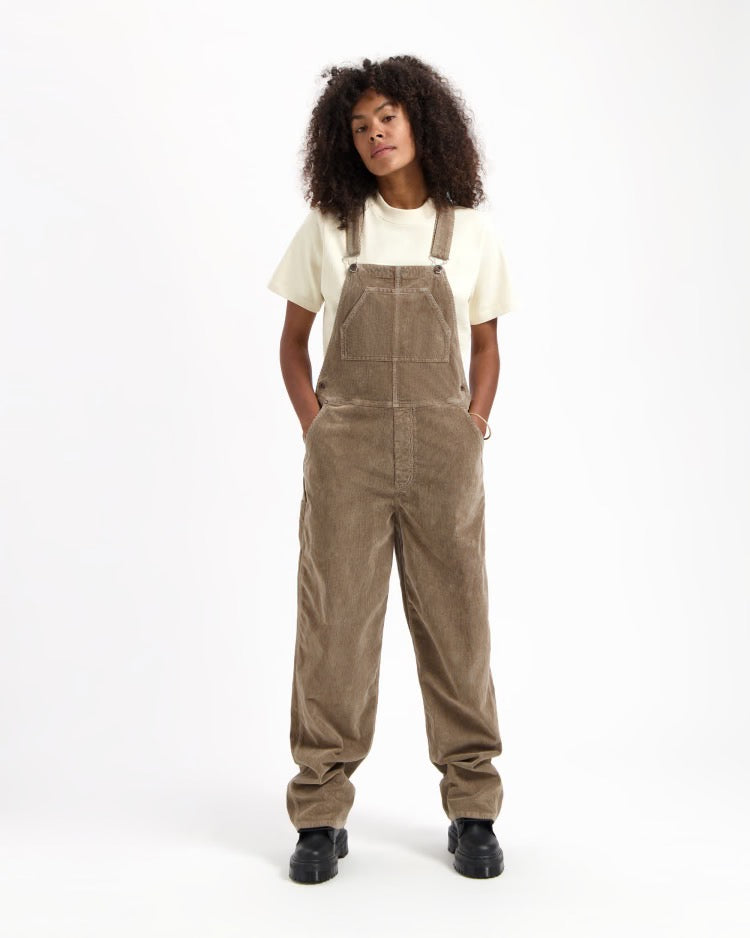 jonna dungaree corduroy taupe