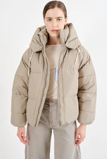 zonza puffer jacket pale olive