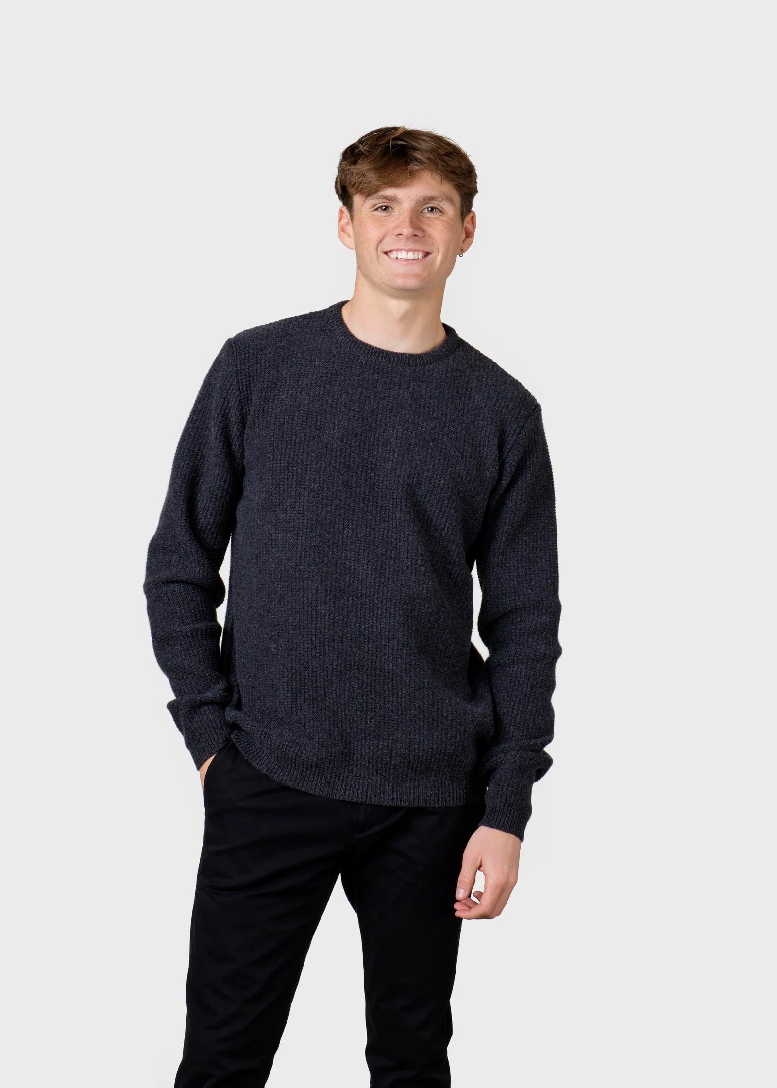 pullover frede knit anthracite