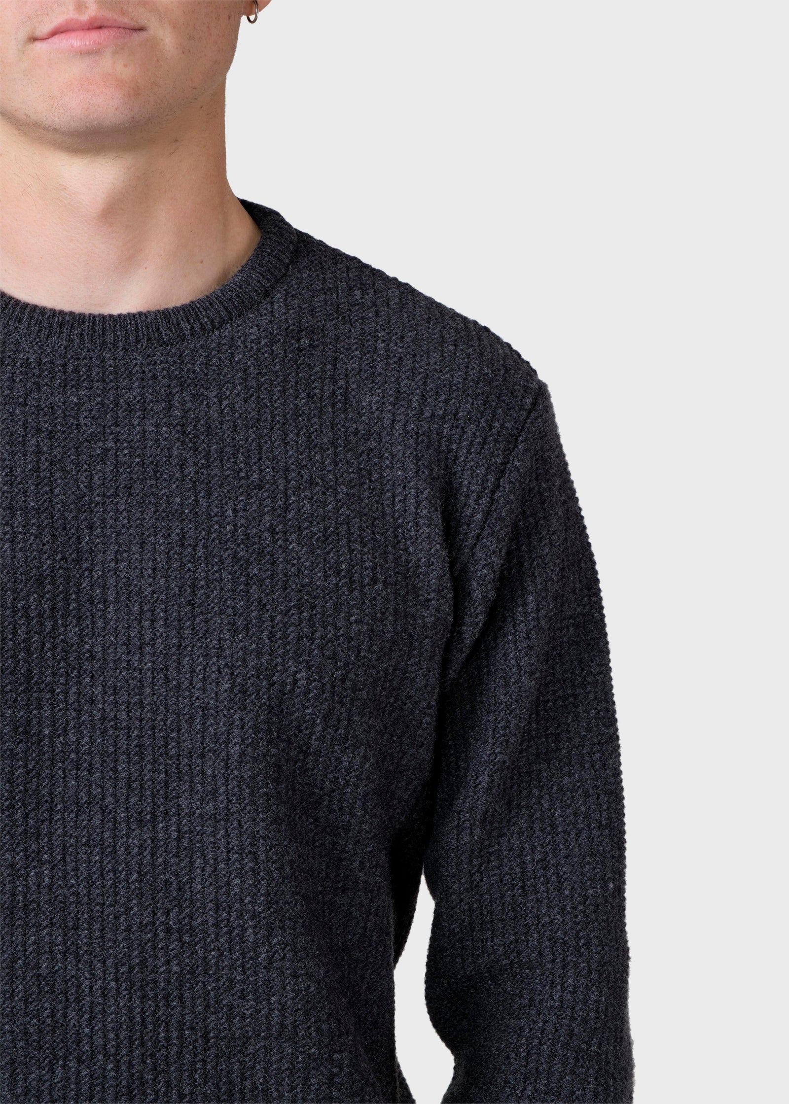 pullover frede knit anthracite