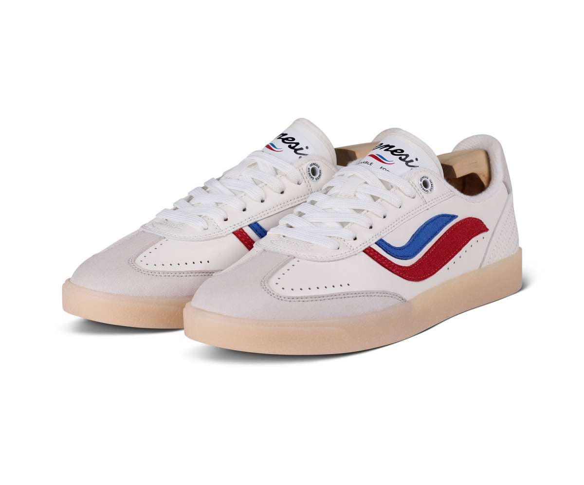 sneaker g-volley sugar corn white/red/blue/light gum