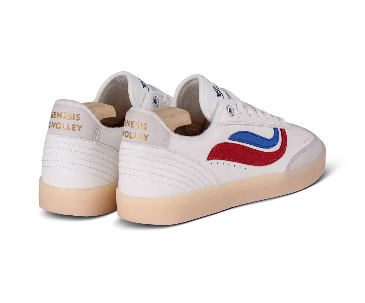 sneaker g-volley sugar corn white/red/blue/light gum