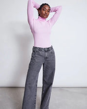 wide leg jeans sunny light grey