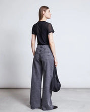 wide leg jeans sunny light grey