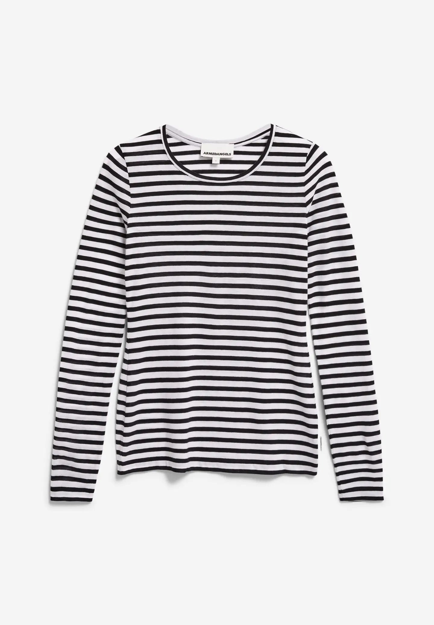 longsleeve enriccaa stripes white-black