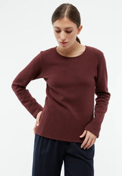 pullover lucille aubergine