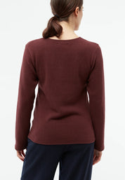 pullover lucille aubergine