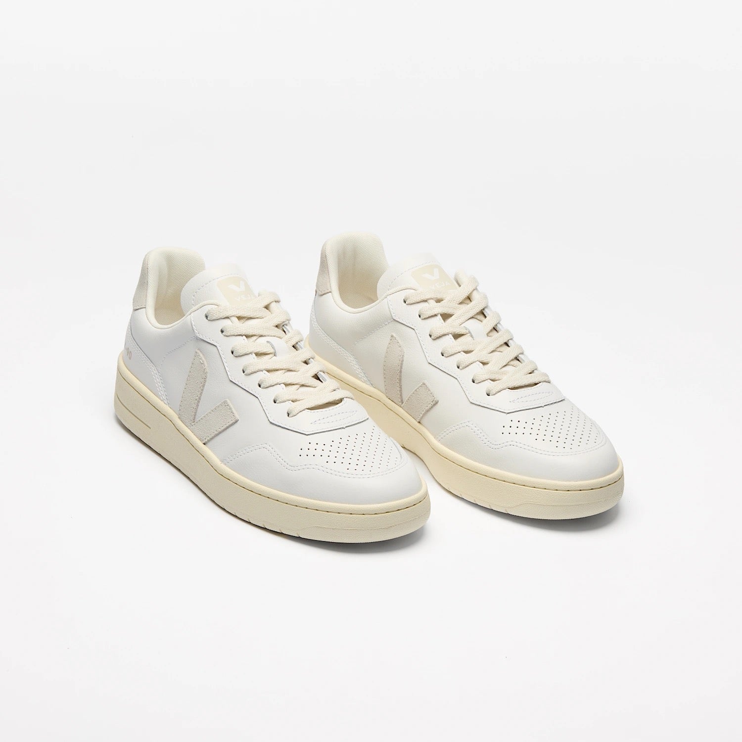 sneaker v-90 o.t. leather extra white natural