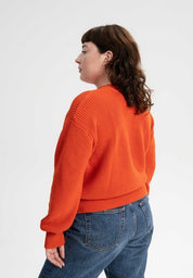 pullover manika orange brik