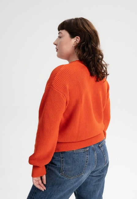 pullover manika orange brik