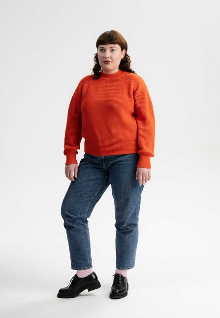 pullover manika orange brik